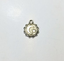 Eruifa 20pcs Zinc alloy 15mm Moon Star Coin Wholesales necklace,earring bracelet jewelry DIY handmade 2024 - buy cheap