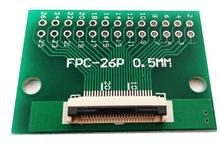 10pc FFC FPC 26PIN transfer board with 0.5MM connector soldering FFC to DIP 2.54 adapter board 1mm 0.5mm pitch pcb double sided 2024 - buy cheap
