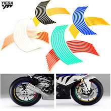 16 Strips Bike Motorcycle Accessories Wheel Sticker Tape 17 18inch for HONDA CB1100/GIO special CRF1000L AFRICA TWIN CBF1000/A 2024 - buy cheap