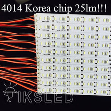 Barra de luz de led com chip coreano, 144 pçs, 100x100cm, smd 4014, 1m, tira rígida, alumínio, 12v + u + capa 2024 - compre barato