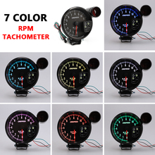 5 Inch RPM Meter Racing Car Gauge Auto Tachometer 11000k With Led Shift Light 7 Color Displaying For 4 6 8 Cylinder Vehicles 2024 - buy cheap