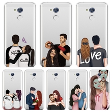 Funda de silicona con dibujos de corazones para Huawei, carcasa trasera suave con dibujos animados para Honor 6A 4C 5C 6C Pro, Huawei Honor 6 5A 4X 5X 6X 2024 - compra barato