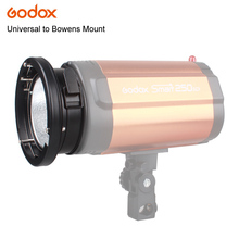 Универсальное крепление Godox к штативу, адаптер для студийной вспышки стробоскопа 120 Вт 250 Вт 300 Вт, фотовспышка SDI 300DI 2024 - купить недорого
