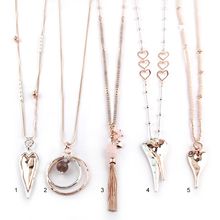 Fashion Bohemian Tribal Jewelry Long Chain Arrowhead/Tassel/ Heart Pendant Necklace For Women Necklaces 2024 - buy cheap