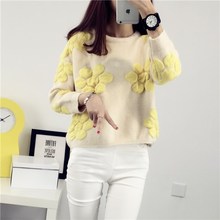 Free Shipping 2021 Hot Sale Women Long Sleeve Pullover Hollow Knitwear O-neck Jacquard Sweater 2024 - buy cheap