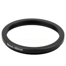 2PCS 55mm to 49mm 55-49 Lens Stepping Step Down Up Filter Ring Adapter 2024 - buy cheap