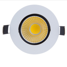 Retail Dimmable 6W 9W 12W 15W LED COB Ceiling Down Light Dowlight Warm / Cool White Recessed Lamp For Home Lighting 2024 - buy cheap