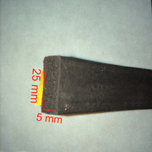 2m x 25mm x 5mm self adhesive flat rubber foam sealing door window weather strip 2024 - buy cheap