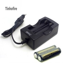 Tinhofire 2 шт. 3,7 в 18650 аккумулятор и 1 шт. Двойной аккумулятор проводное зарядное устройство для ЕС, США 2024 - купить недорого