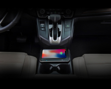 Qi автомобильное беспроводное зарядное устройство для iPhone Samsung S10 S9 автомобильное беспроводное зарядное устройство для Honda CR-V 2017 2018 2019 Быстрый держатель для телефона 2024 - купить недорого