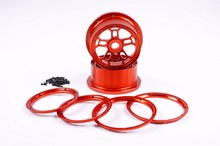 CNC ALLOY wheel hub set whit ring for 1/5 rovan LT LOSI 5IVE-T RC CAR PARTS 2024 - buy cheap