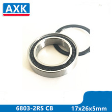 Axk 6803-2rs 6803 61803 2rs Si3n4 Hybrid Ceramic Deep Groove Ball Bearing 17x26x5mm 6803-2rs Cb Abec-3 2024 - buy cheap