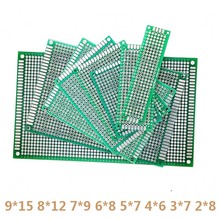 8pcs/Lot 9*15 8*12 7*9 6*8 5*7 4*6 3*7 2*8cm DIY Double Side Copper PCB Universal Prototype Board Circuit Board Protoboard 2024 - buy cheap