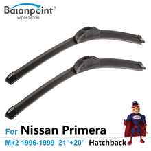 Wiper Blades For Nissan Primera Hatchback Mk2 1996-1999 21"+20", Set of 2pcs, Top Rated Windshield Wipers 2024 - buy cheap