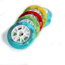 JEERKOOL Crystal Racing 8 Pcs/Lot Inline Speed Race Skates Wheel, Transparent 110/100/ 90mm For Speeding Racing Skating STS LZ11 2024 - buy cheap