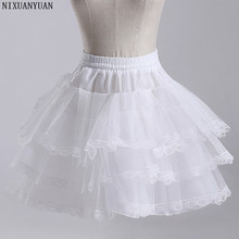 NIXUANYUAN Flower Girls Underskirt Cosplay Party Short Dress Petticoat Lolita Petticoat Ballet Tutu Skirt Rockabilly Crinoline 2024 - buy cheap