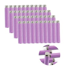 20pcs Soft Bullet Flat Soft Head Foam Bullets for Nerf N-strike Elite Series purple hot sale 2024 - buy cheap