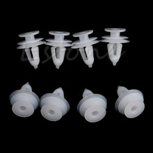 Juego de 20 unids/set de remache de plástico blanco, Clips de empuje, agujero de 9mm para Jeep Grand Cherokee, guardabarros de parachoques, cierre automático y Clip C45 2024 - compra barato