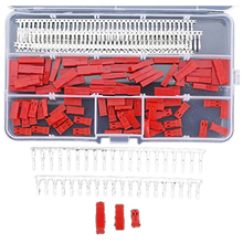 300Pcs (50set) 2.54mm JST SYP 2-Pin Female & Male Red Plug Housing Crimp Terminal Connector Kit 2024 - buy cheap