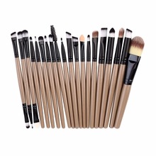 20 pçs/set Eye Makeup Brushes Set Eyeshadow Blending Pincel de Pó Fundação Olhos Sobrancelha Delineador Lip Brush Tool Cosméticos 2024 - compre barato