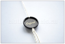 hang tag string for clothing tag, with white polyester string logo/design can be customized 2024 - buy cheap