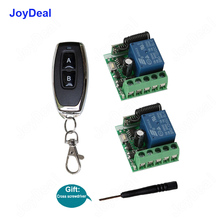 433Mhz Universal DC 12V 10A 1CH Wireless RF Remote Control Switch Receiver Module and RF Transmitter Electronic Lock Control Diy 2024 - buy cheap