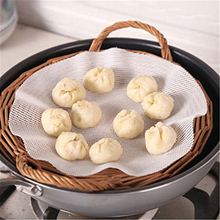Silicone Non-Stick Steamer Mesh Pad For Steamed Stuffed Buns/Bread Pastry Kitchen Cooking Tools Round Dumplings Mat 2024 - buy cheap