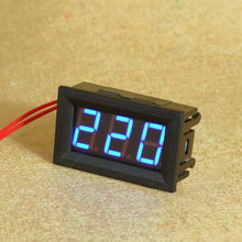 High Quality 10pcs 0.56 inch LED AC 70-500V Digital Voltmeter Home Use Voltage Display  2 Wires Red Blue Green Free Shipping 2024 - buy cheap