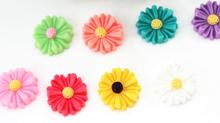 220pcs mixed color 16mm daisy sun flower cabochon resin kawaii for scrapbooking phone case hair accessories sz0274 2024 - buy cheap