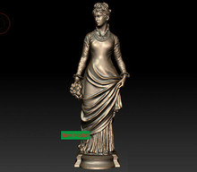 New model 3D model for cnc or 3D printers in STL file format The Parisian Woman 2024 - buy cheap