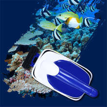 Практичная плавающая Магнитная Щетка для аквариума, стеклянный скребок для водорослей, инструмент для очистки аквариума, магнитный очиститель, магниты, щетка 2024 - купить недорого