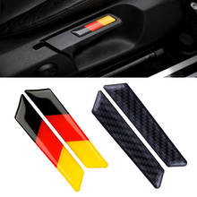 2Pcs Car Styling Carbon fiber Sticker Lift Wrench Handle Seat Insert Trim Cover For Volkswagen VW Golf 5 6 MK5 MK6 GTI 2024 - купить недорого