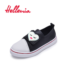 Hellenia primavera niños zapatos niñas niños zapatos casuales niños bucle gancho negro Rosa Blanco cómodo slip on mocasines tamaño 26-36 2024 - compra barato