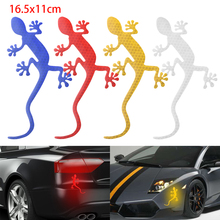 1Pcs Car Reflective Sticker Safety Warning Mark Reflective Tape Auto Exterior Accessories Gecko Reflective Strip Car Styling 2024 - купить недорого