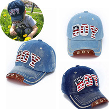 Детский топ для мальчиков, летние бейсболки для мальчиков и девочек, уличная спортивная солнцезащитная Кепка, джинсовая кепка с надписью в стиле хип-хоп для детей 2024 - купить недорого