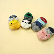 Thick Warm Cozy 1 pair Cute Animal Suitable for 0-4Year Baby Non-slip Ship socks Baby Infant Newborn Sock Winter 100% Cotton 2024 - buy cheap