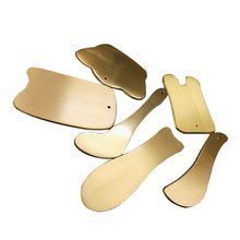 Инструмент для массажа тела Guasha Board для иглоукалывания очищающий массажер Tools SPA скребок для иглоукалывания Copper Gua Sha Board 2024 - купить недорого