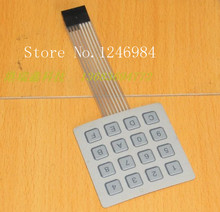 [SA] línea TEM con placas de interruptor de membrana 4X4 teclado de membrana 4*4 matriz teclado numérico 0-9 AF. 20 unids/lote 2024 - compra barato