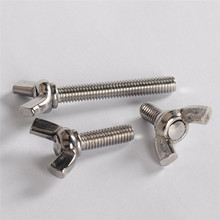 3pcs M10 stainless steel knob butterfly screws handle horn head screw office furniture bolts 16-40mm length 2024 - buy cheap