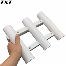 2Pcs White Plastic Boat Fishing 3 Link Rod Holder Vertical Tube Mount Pole Rest Socket Rack Pliers Lure Rods Storage Organiser 2024 - buy cheap