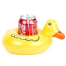 5pcs Hot Selling Mini Duck Inflatable Drink Cup Holders Floating Toy Pool Can Party For Phone Cup Holders Pool Party Water Toys 2024 - buy cheap