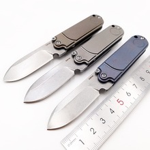 JSSQ Pocket Folding Knife S35VN Blade Titanium Handle Mini Outdoor Camping Knives Survival Hunting Tactical Utility EDC Tools 2024 - buy cheap