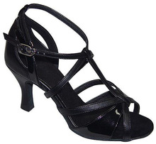 Black,Silver,Brown Colors Ladies Latin Ballroom Dance Shoes for Women PU Salsa High Heeled Dancing Shoe 2024 - buy cheap