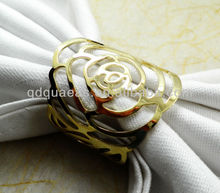 Free Shipping Rose Flower Wedding  Napkin Ring And decoration  24 pcs 2024 - buy cheap