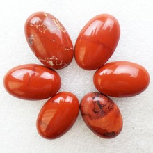 (6 pieces/lot)  Wholesale Natural Red Jaspers Oval CAB CABOCHON 30x20x7mm Free Shipping Fashion Jewelry DJ549 2024 - buy cheap