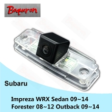 for Subaru Impreza WRX Sedan Forester Outback 08~14 HD CCD Night Vision Backup Parking Reverse Camera Car Rear View Camera 2024 - buy cheap