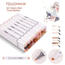 TOUCHNEW Dual Marker Pen Alcohol In Art Marker ,Sketch pens Skin Tones Markers , for Portrait Illustration  Drawing Art Supplies 2024 - buy cheap