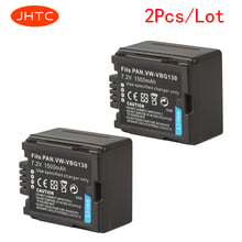 JHTC 1500mAh Camera Battery For Panasonic VW-VBG070 VW-VBG130 VW-VBG260 SDR-H20 SDR-H28 SDR-H258 HDC-SD1 2pcs 2024 - buy cheap