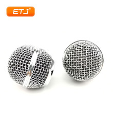 2Pcs Grille Ball For SM 58 Polished Mesh Ball Silver Microphone Replacement Free Shipping 2024 - buy cheap