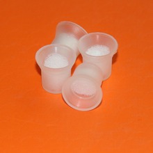 Wholesale 100pcs disposable plastic cheap small tattoo ink cups pigments with Sponge for permanent makeup INK Supply 2024 - buy cheap